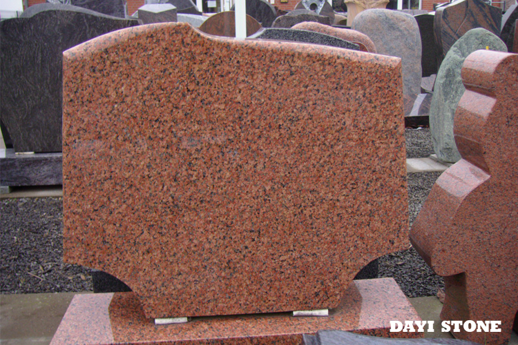 Upright Headstones TianShan Red Granite Monument - Dayi Stone